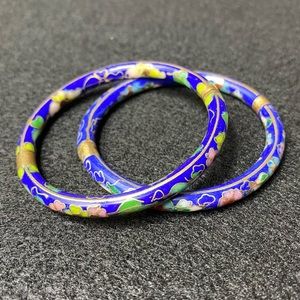 Cloisonné Girls Bangles Bracelet set